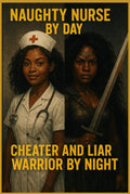Naughty Nurse By Day, Cheater and Liar Warrior By Night